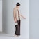 フォックスカシミヤ ジップ ベスト