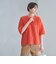 フォックスカシミヤ ハーフスリーブ Tニット