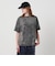 ＜ASTRAET＞コットン アシッド/ダメージ クルーネックTシャツ