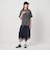 ＜ASTRAET＞コットン アシッド/ダメージ クルーネックTシャツ