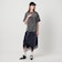＜ASTRAET＞コットン アシッド/ダメージ クルーネックTシャツ
