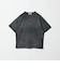 ＜ASTRAET＞コットン アシッド/ダメージ クルーネックTシャツ