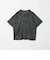 ＜ASTRAET＞コットン アシッド/ダメージ クルーネックTシャツ