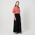 ＜ASTRAET＞コットン アシッド/ダメージ クルーネックTシャツ
