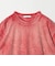 ＜ASTRAET＞コットン アシッド/ダメージ クルーネックTシャツ