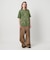 ＜ASTRAET＞コットン アシッド/ダメージ クルーネックTシャツ