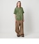 ＜ASTRAET＞コットン アシッド/ダメージ クルーネックTシャツ