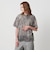 ＜ASTRAET＞コットン アシッド クルーネックTシャツ
