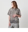 ＜ASTRAET＞コットン アシッド クルーネックTシャツ