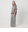 ＜ASTRAET＞コットン アシッド クルーネックTシャツ