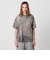 ＜ASTRAET＞コットン アシッド クルーネックTシャツ