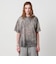 ＜ASTRAET＞コットン アシッド クルーネックTシャツ