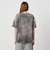 ＜ASTRAET＞コットン アシッド クルーネックTシャツ