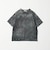 ＜ASTRAET＞コットン アシッド クルーネックTシャツ