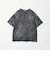 ＜ASTRAET＞コットン アシッド クルーネックTシャツ