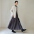 ［size SHORTあり］FOXブレンド セッケツ ノーカラー カーディガン