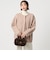 ［size SHORTあり］FOXブレンド セッケツ ノーカラー カーディガン