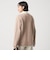 ［size SHORTあり］FOXブレンド セッケツ ノーカラー カーディガン