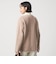 ［size SHORTあり］FOXブレンド セッケツ ノーカラー カーディガン