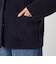［size SHORTあり］FOXブレンド セッケツ ノーカラー カーディガン