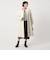 ［size SHORTあり］SENTDALE WOOL セントデールウール ノーカラー コート