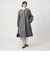 ［size SHORTあり］SENTDALE WOOL セントデールウール ノーカラー コート