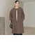［size SHORTあり］SENTDALE WOOL セントデールウール ノーカラー コート
