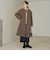 ［size SHORTあり］SENTDALE WOOL セントデールウール ノーカラー コート