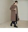 ［size SHORTあり］SENTDALE WOOL セントデールウール ノーカラー コート