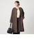 ［size SHORTあり］SENTDALE WOOL セントデールウール ノーカラー コート