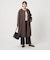 ［size SHORTあり］SENTDALE WOOL セントデールウール ノーカラー コート
