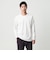 LONG FIBER COTTON クリア クルーネック 長袖 Tシャツ