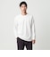 LONG FIBER COTTON クリア クルーネック 長袖 Tシャツ
