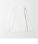 LONG FIBER COTTON クリア クルーネック 長袖 Tシャツ