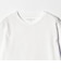LONG FIBER COTTON クリア クルーネック 長袖 Tシャツ