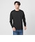 LONG FIBER COTTON クリア クルーネック 長袖 Tシャツ
