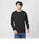 LONG FIBER COTTON クリア クルーネック 長袖 Tシャツ