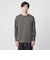 LONG FIBER COTTON クリア クルーネック 長袖 Tシャツ