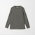 LONG FIBER COTTON クリア クルーネック 長袖 Tシャツ