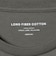 LONG FIBER COTTON クリア クルーネック 長袖 Tシャツ