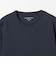 LONG FIBER COTTON クリア クルーネック 長袖 Tシャツ