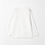 LONG FIBER COTTON クリア Vネック 長袖 Tシャツ