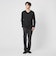 LONG FIBER COTTON クリア Vネック 長袖 Tシャツ