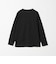 LONG FIBER COTTON クリア Vネック 長袖 Tシャツ