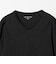 LONG FIBER COTTON クリア Vネック 長袖 Tシャツ