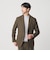 【WARDROBE SMART】DELEGANT サキソニー セットアップ/ジャケット＆イージーパンツ