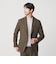 【WARDROBE SMART】DELEGANT サキソニー セットアップ/ジャケット＆イージーパンツ