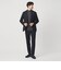 【WARDROBE SMART】DELEGANT サキソニー セットアップ/ジャケット＆イージーパンツ