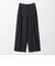 ウールブレンド ツイルバックゴムパンツ ウォッシャブル