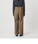 ウールブレンド ツイルバックゴムパンツ ウォッシャブル